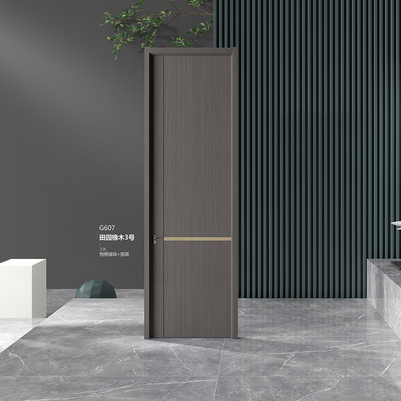 五公分木門G607田園橡木3號