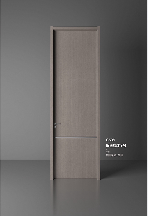 五公分木門G608田園橡木8號