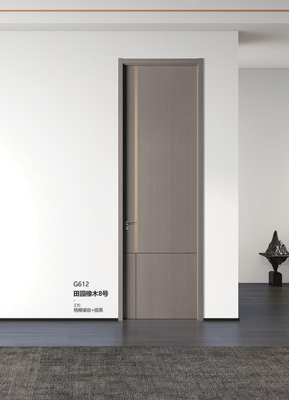 五公分木門G612田園橡木8號