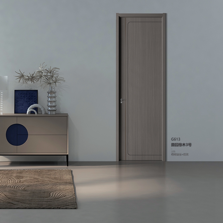五公分木門G613田園橡木3號