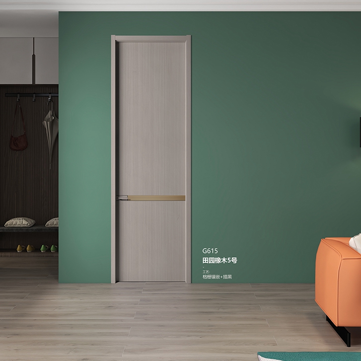 五公分木門G615田園橡木5號